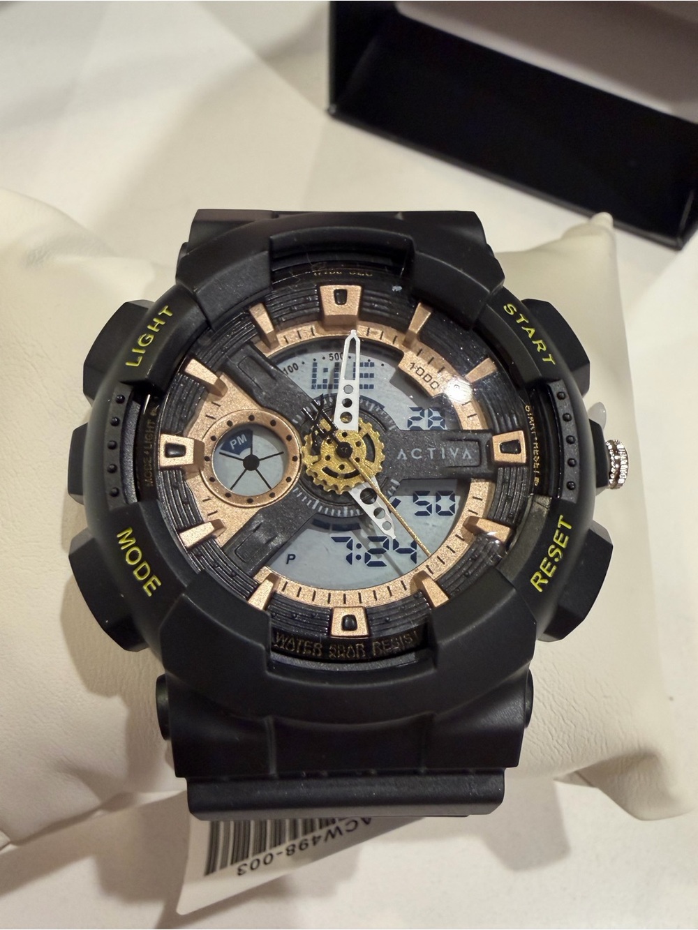 Invicta Black and Rose Gold Sport Digital-Analog Men's Watch